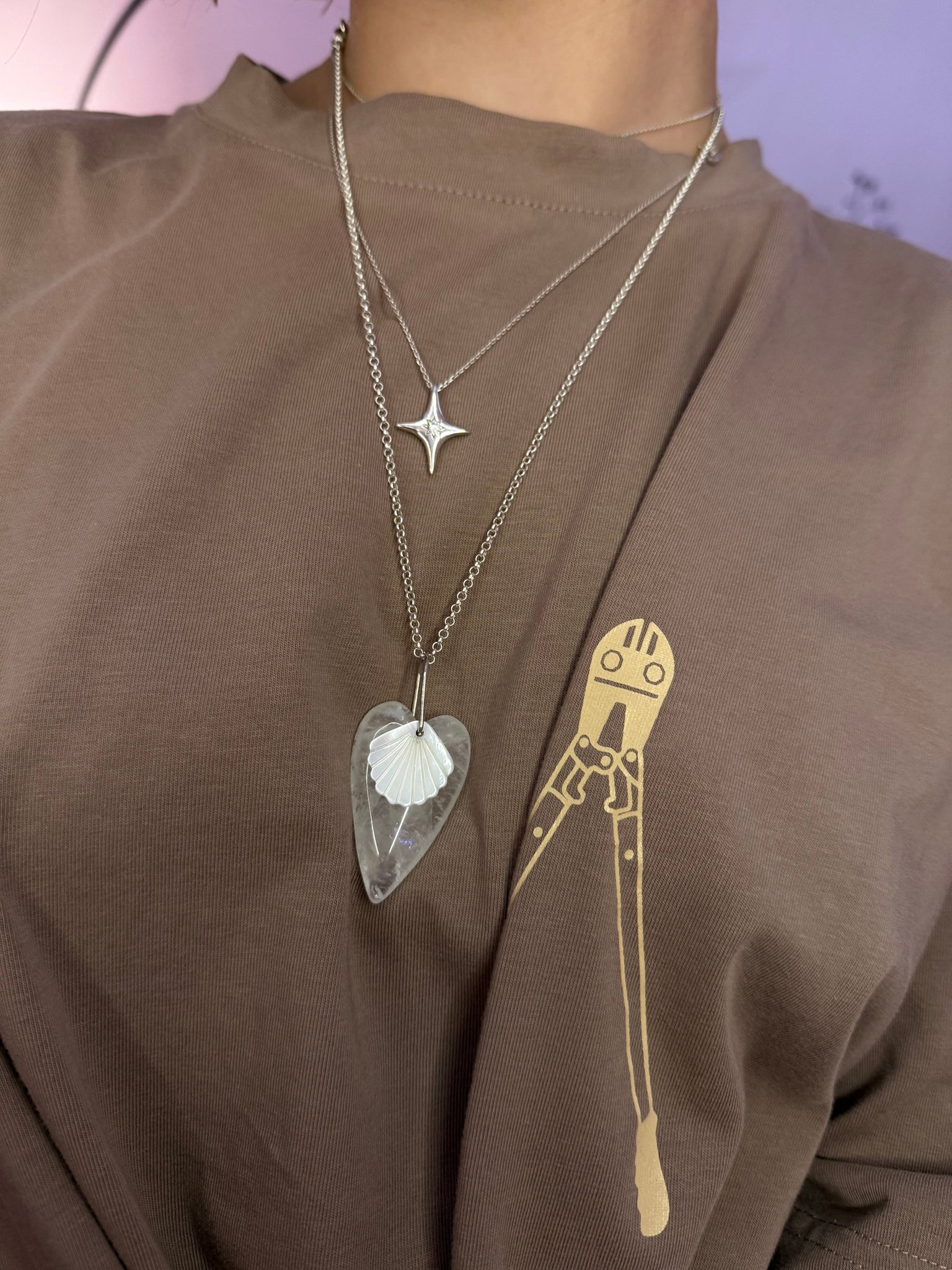 Підвіс «Heart» на ланцюжку Sensuålе