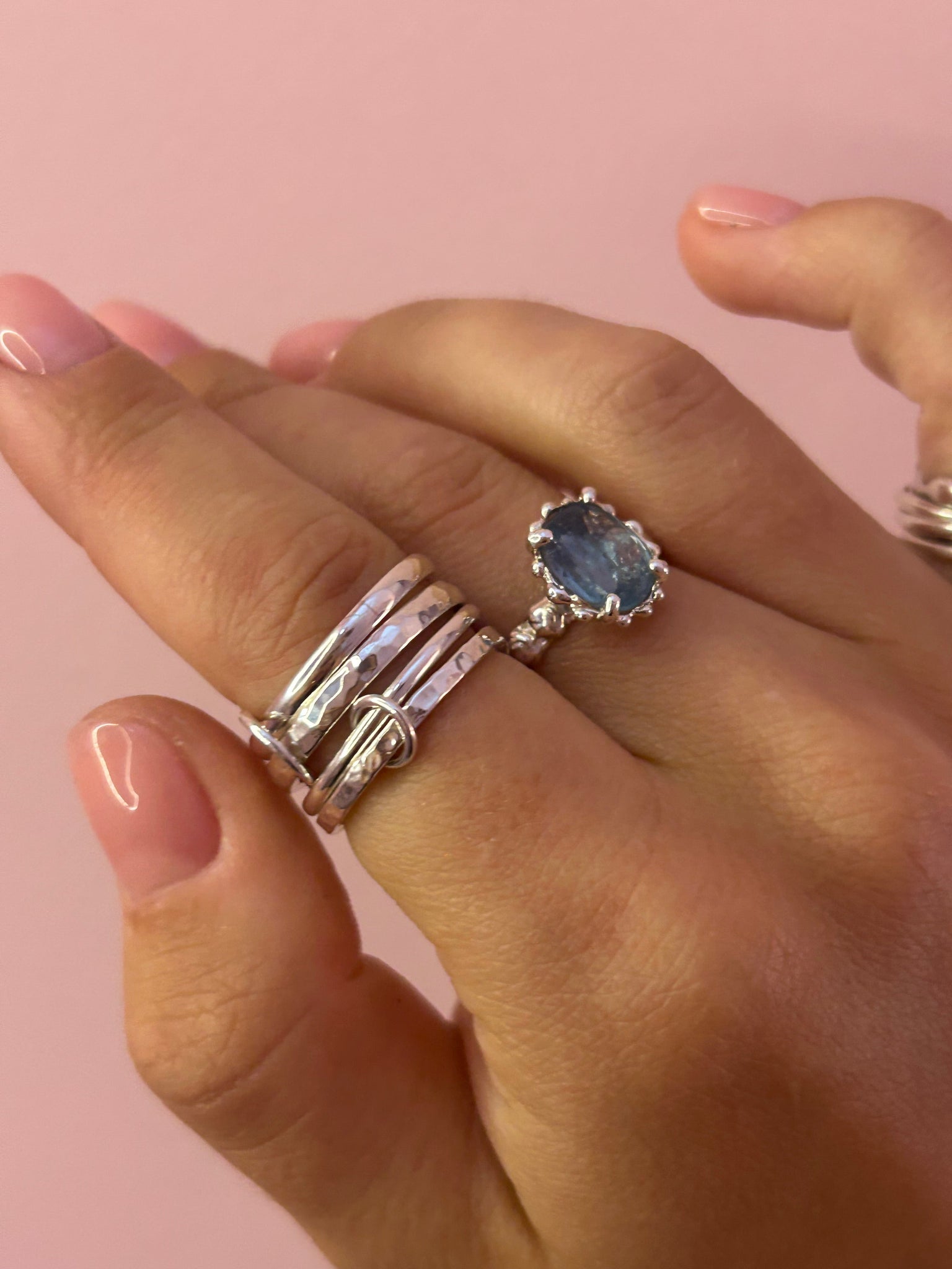 Каблучка «Апатит» з огранкою VEDEKHINAK.jewelry