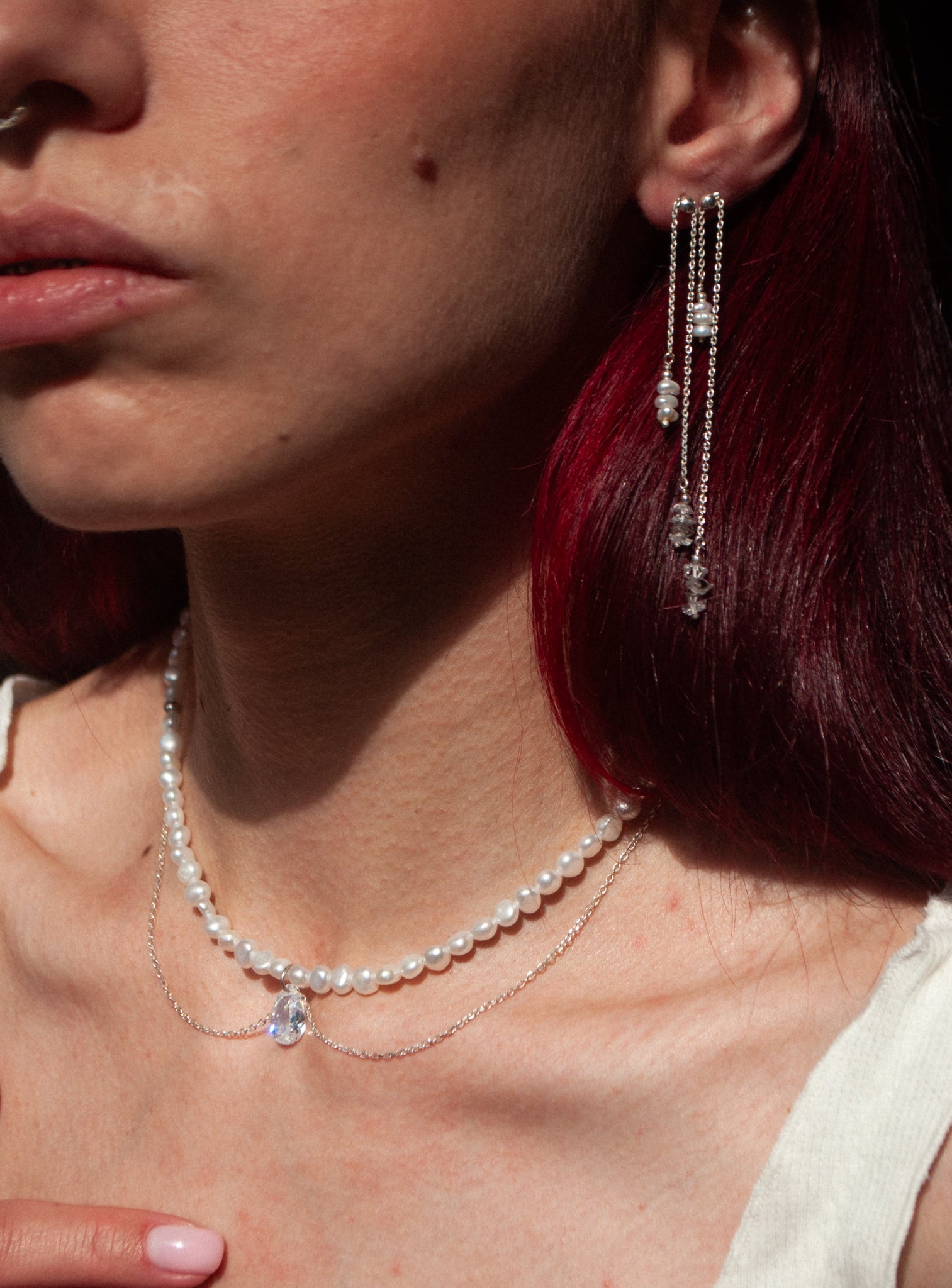 Кольє з перлин "Drop" Sensuålе