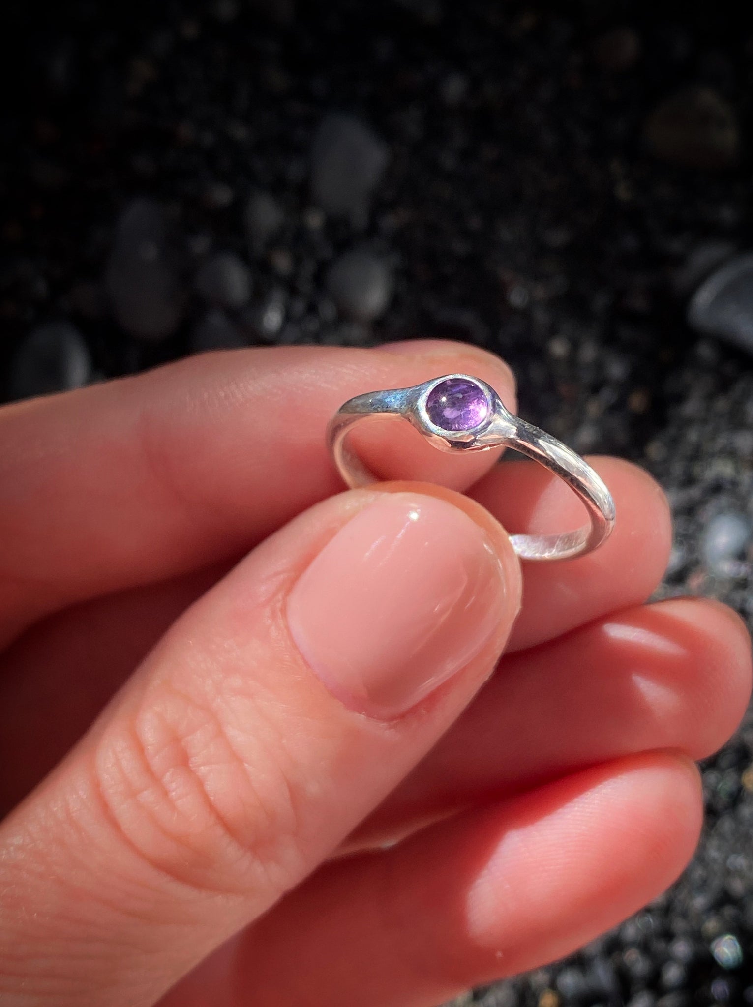 Перстень класичний з аметистом 4 мм KAI Jewelry