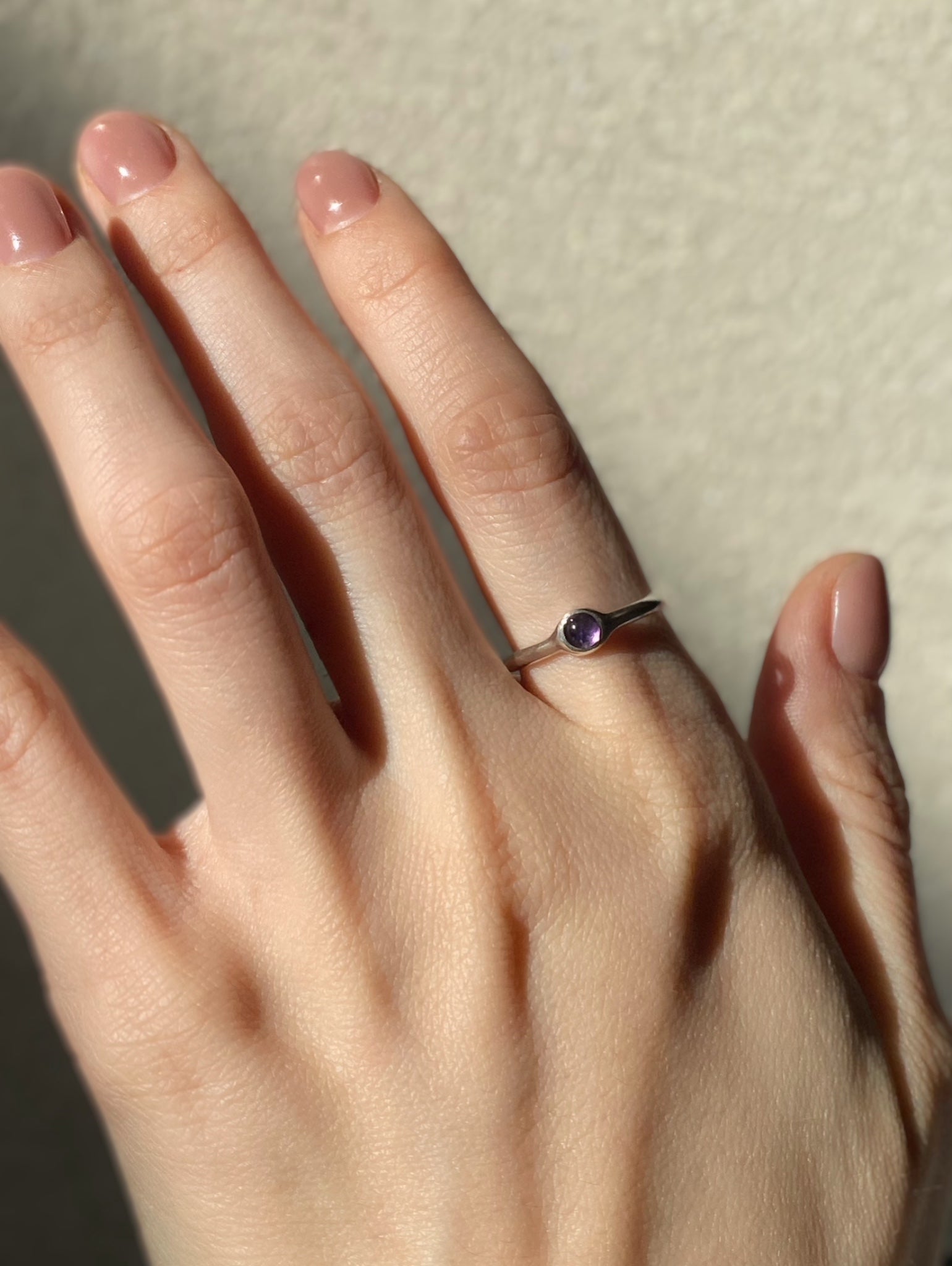 Перстень класичний з аметистом 4 мм KAI Jewelry