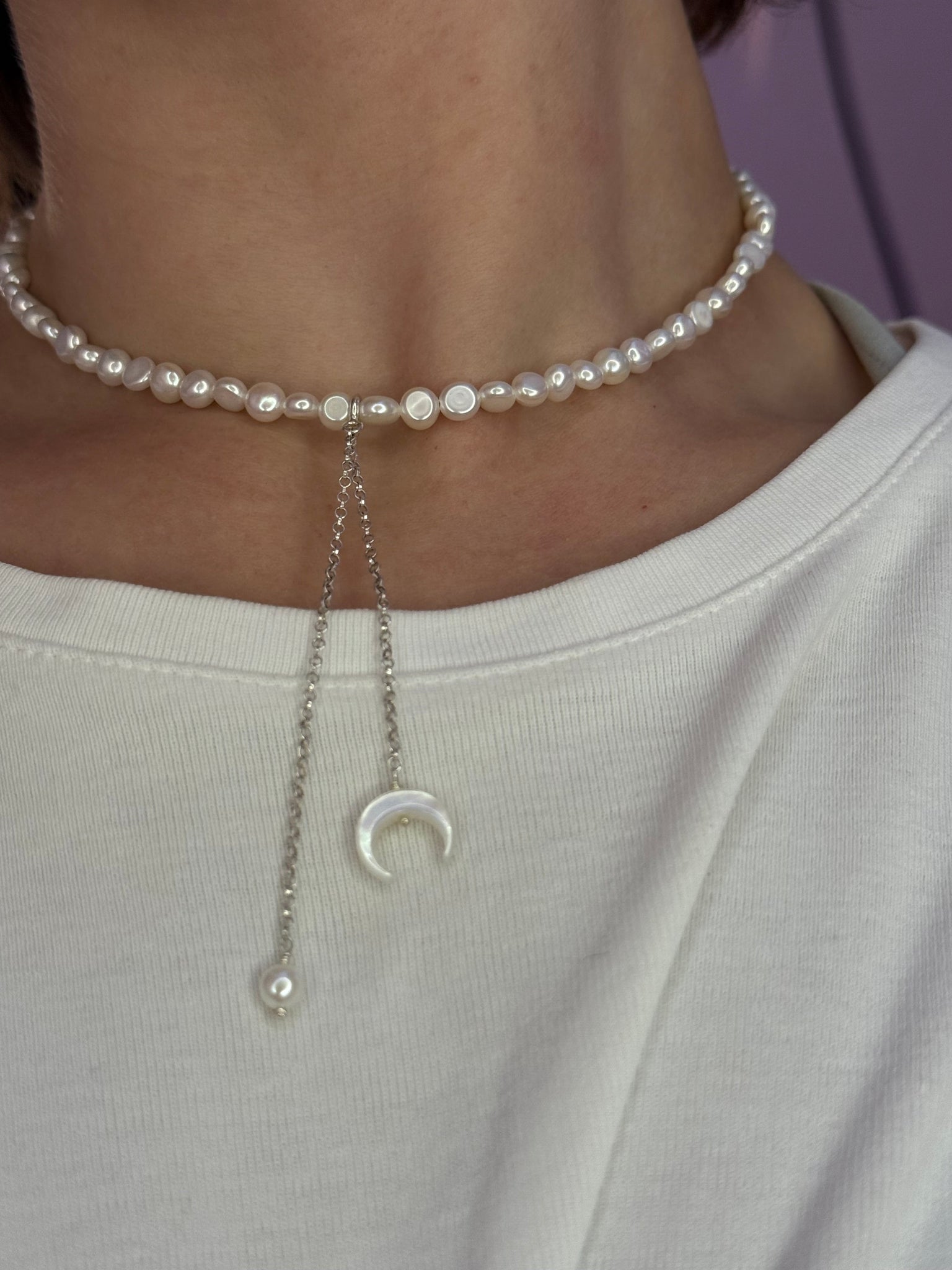 Намисто «Moon» зі зʼємною краваткою Sensuålе