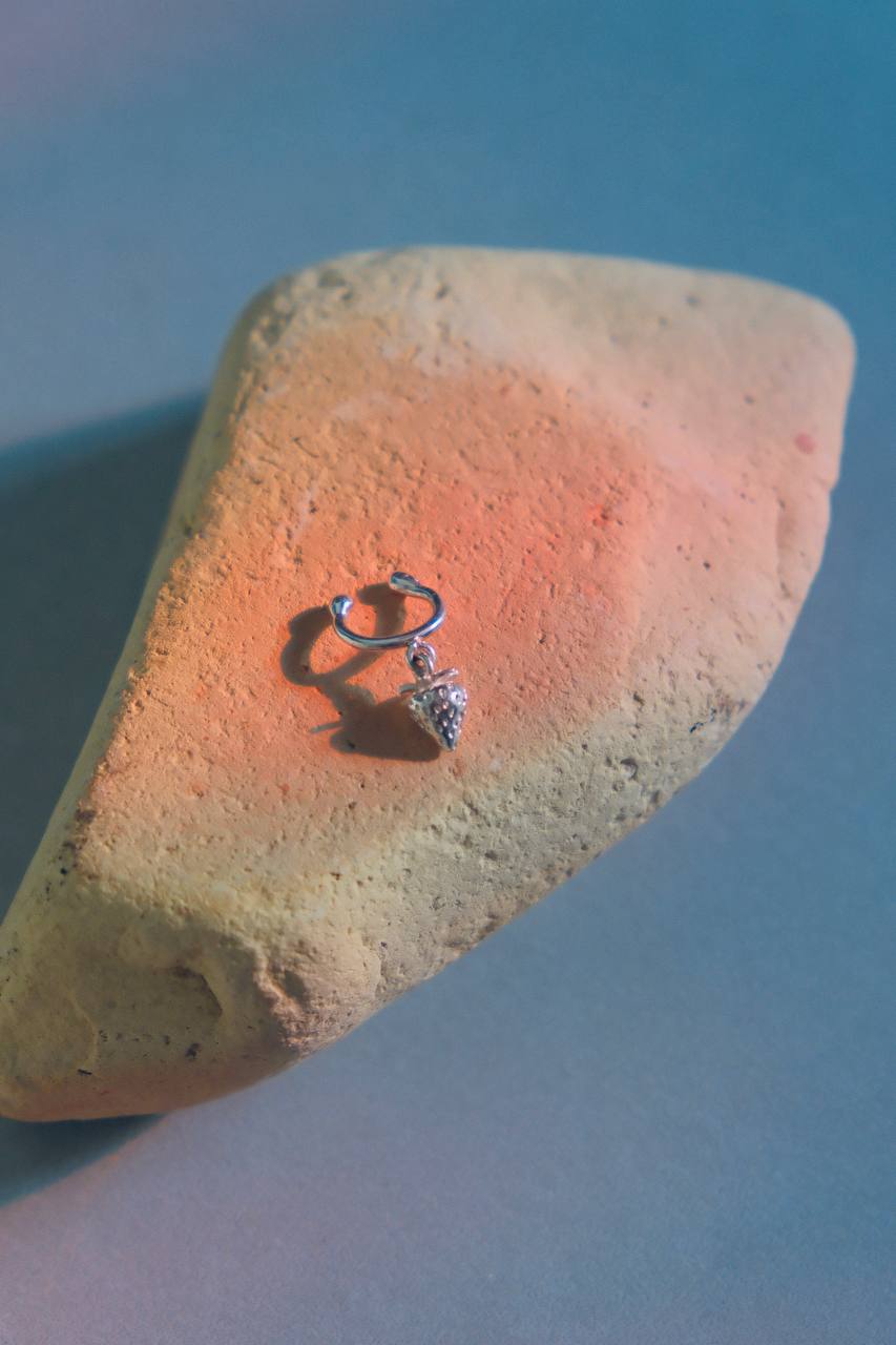 Каф «Полуничка» VEDEKHINAK.jewelry