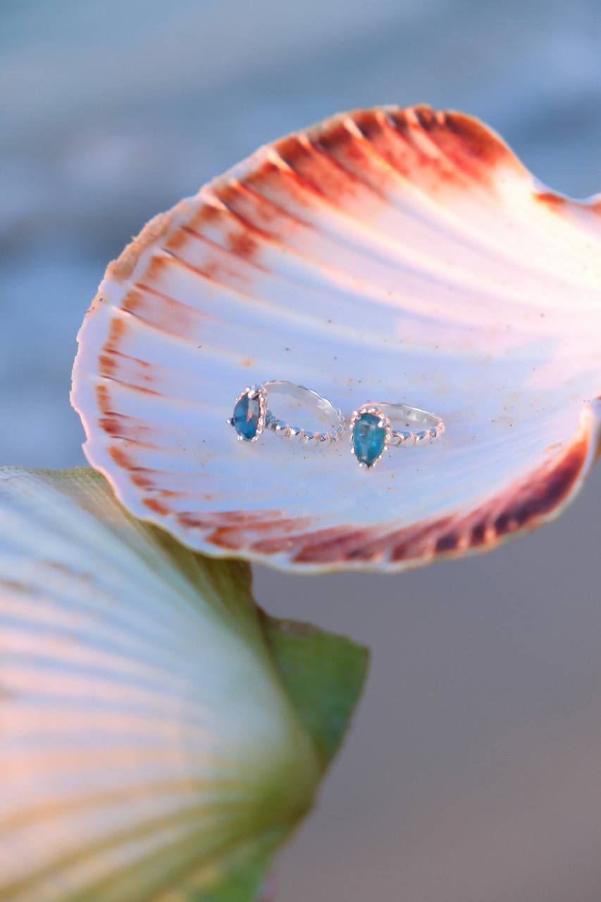 Каблучка «Апатит» з огранкою VEDEKHINAK.jewelry