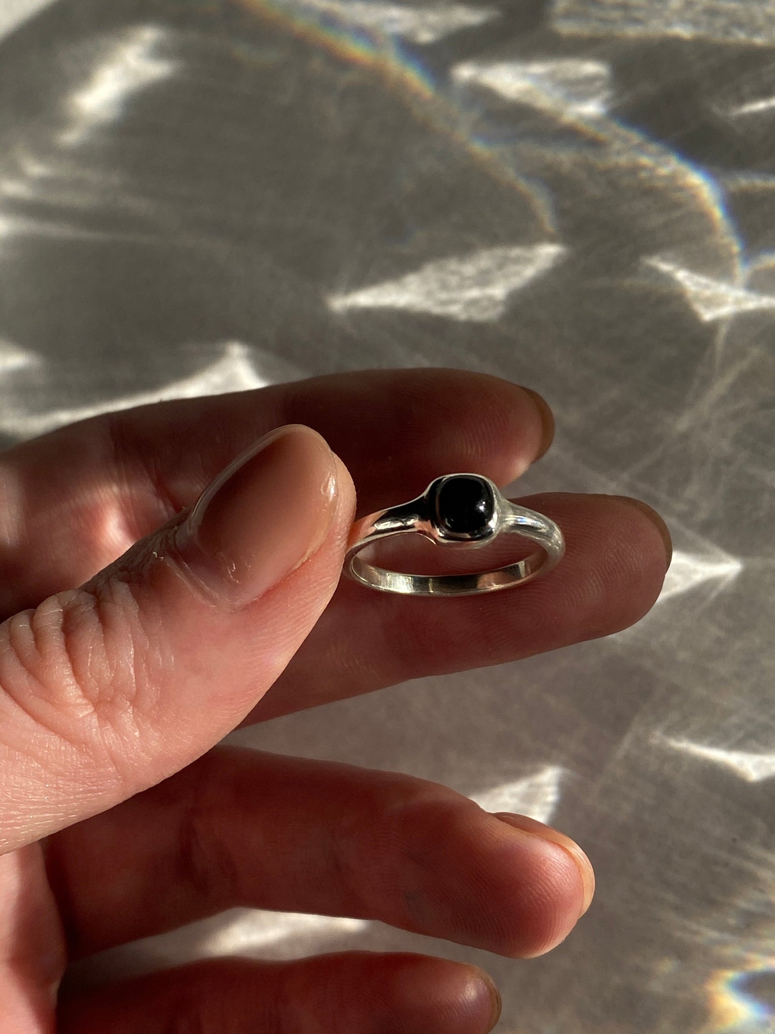Перстень з чорною шпінеллю KAI Jewelry