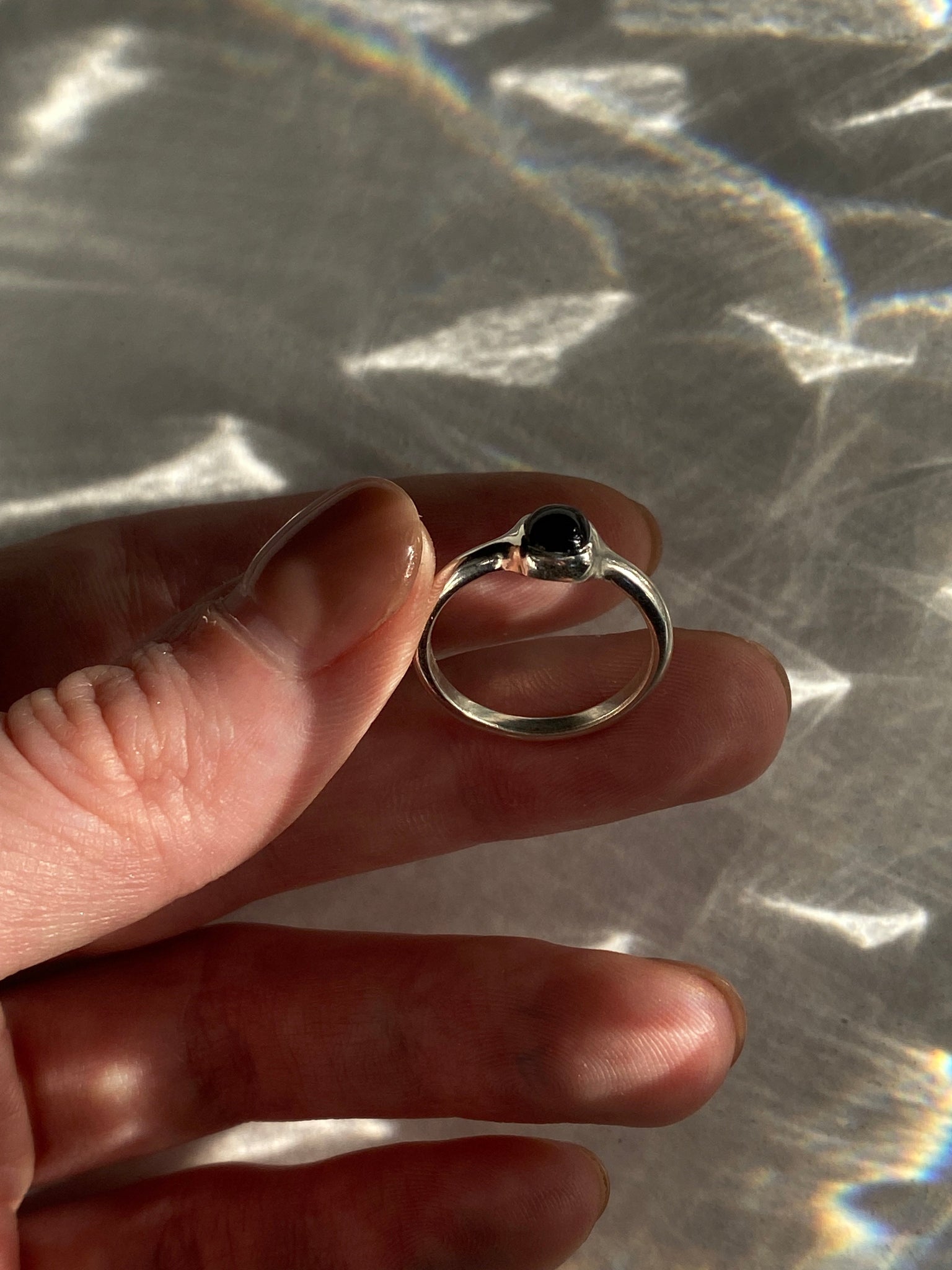 Перстень з чорною шпінеллю KAI Jewelry