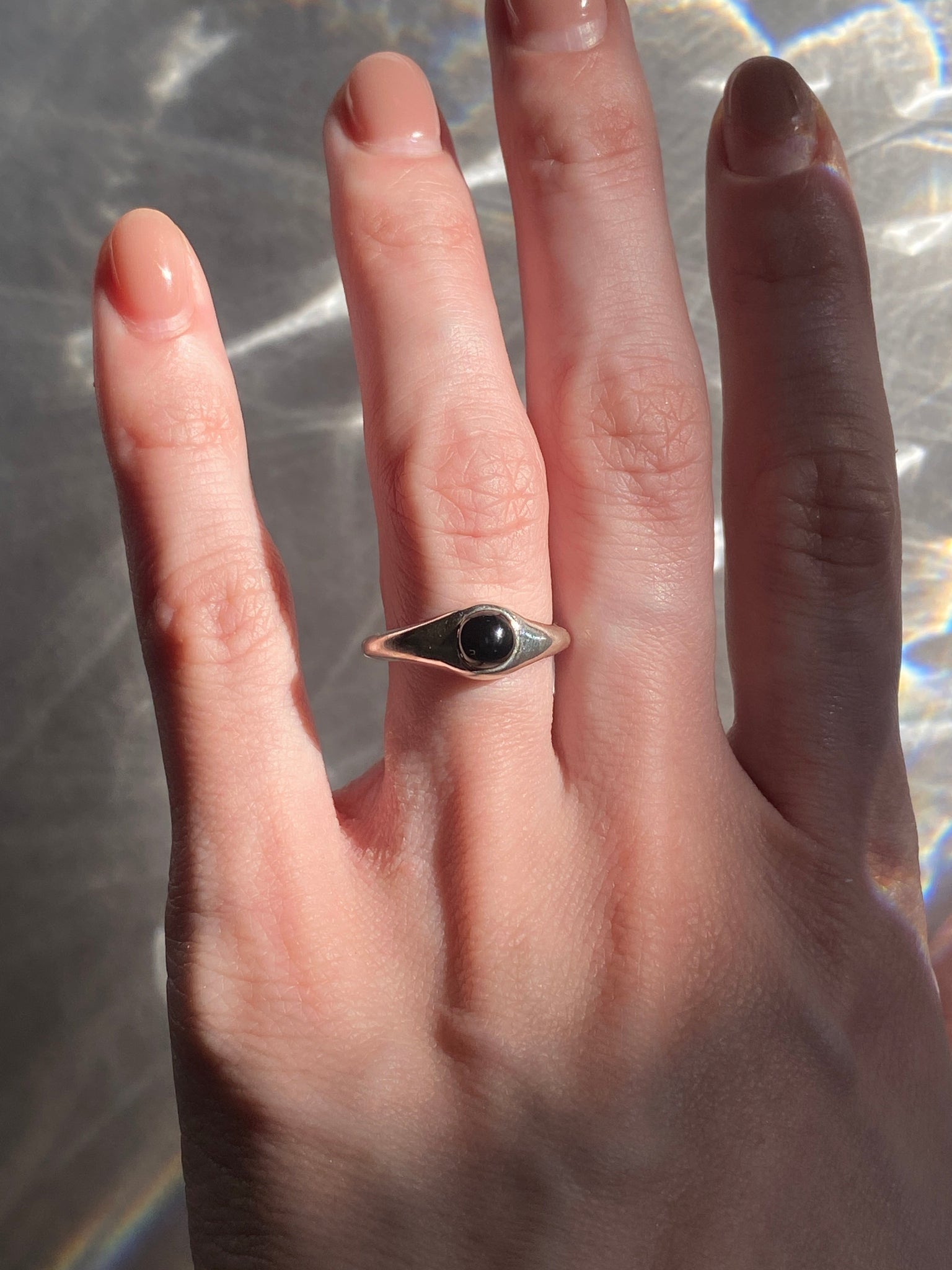 Перстень Око чорна шпінель KAI Jewelry