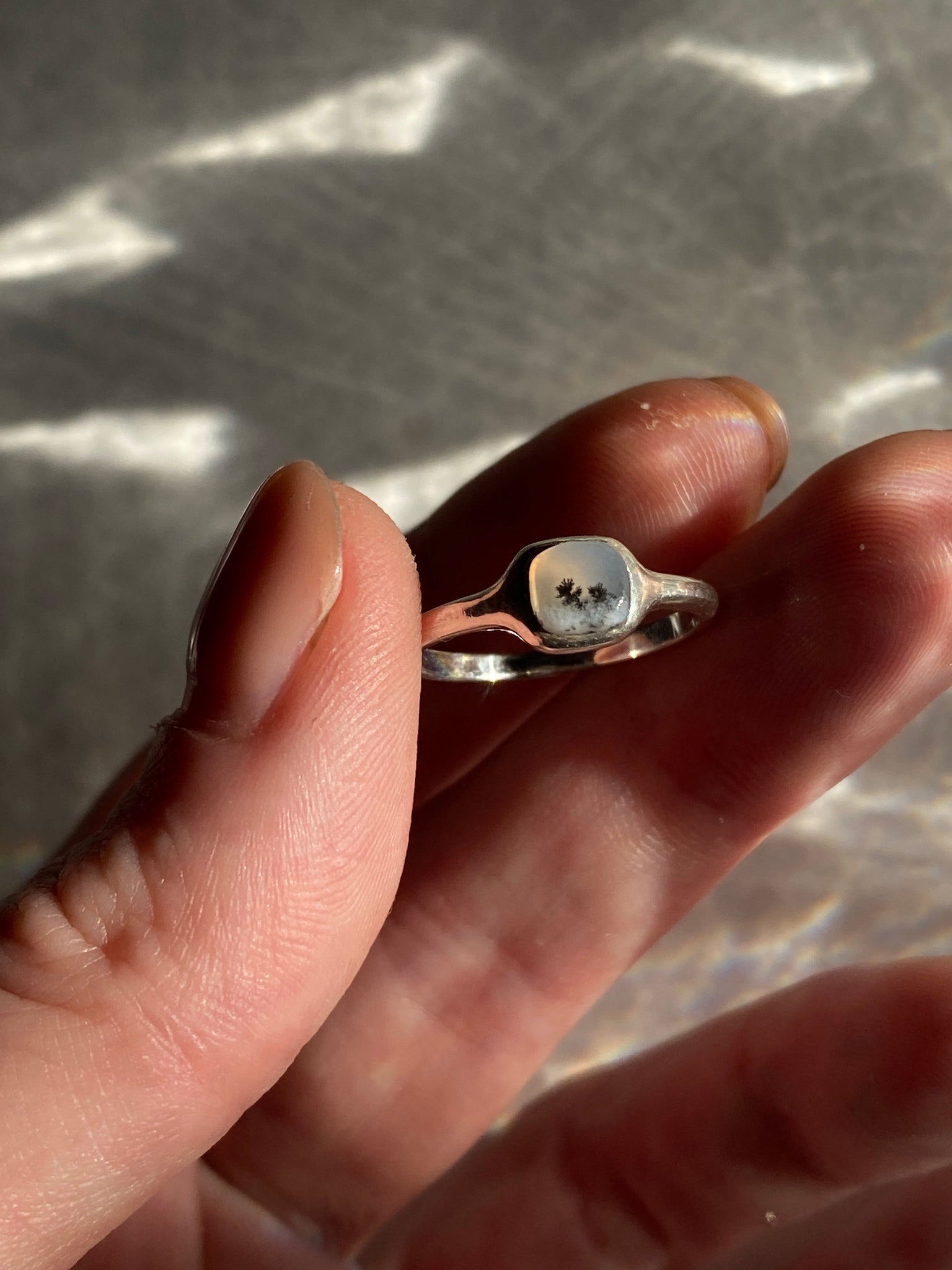 Перстень "Дендрит у халцедоні" KAI Jewelry