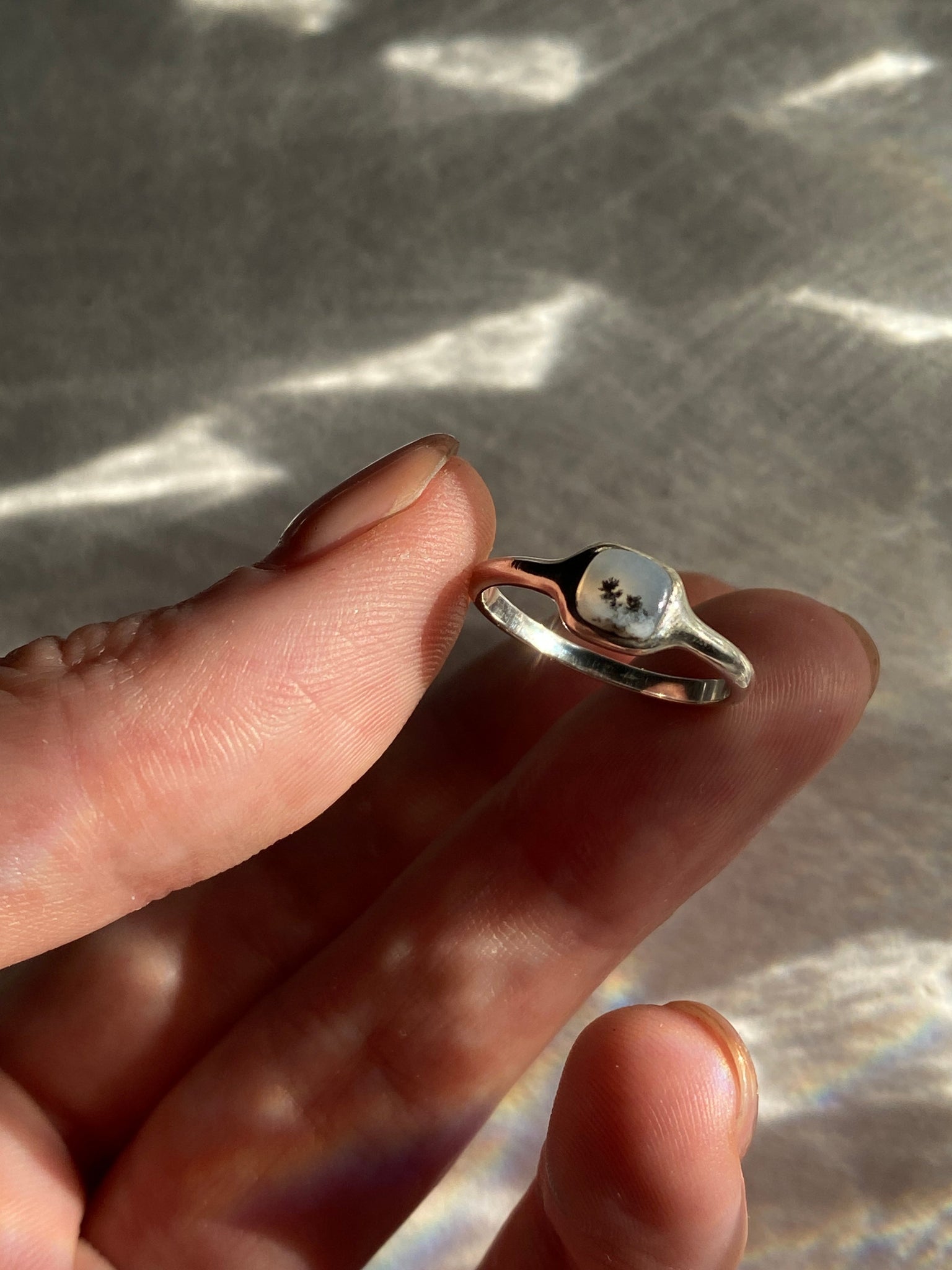 Перстень "Дендрит у халцедоні" KAI Jewelry