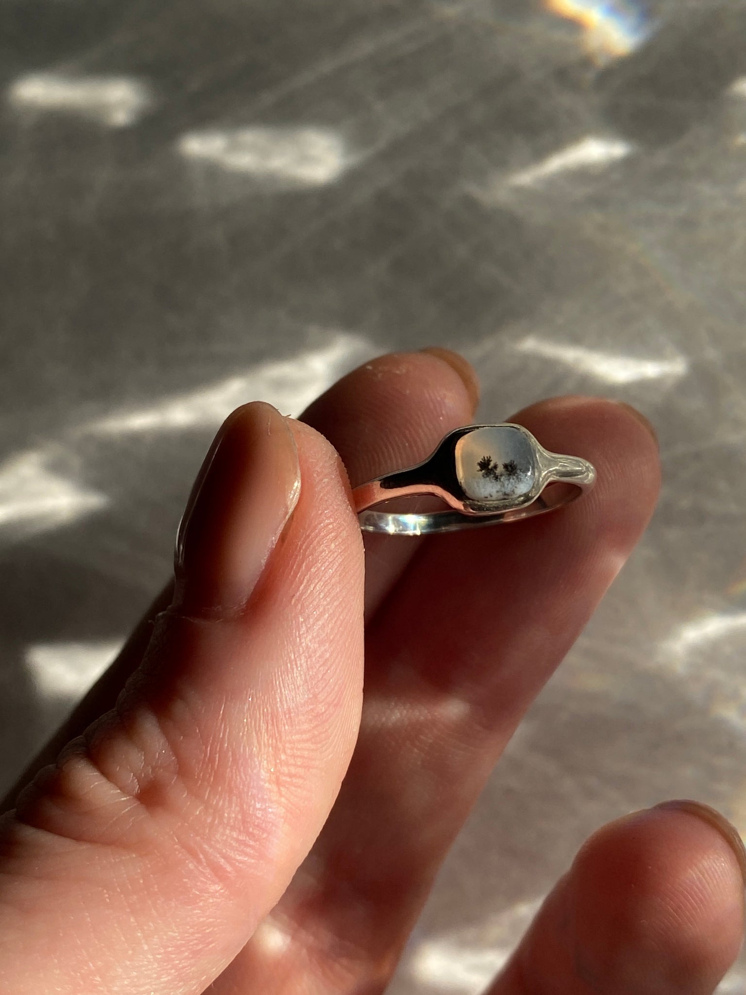Перстень "Дендрит у халцедоні" KAI Jewelry
