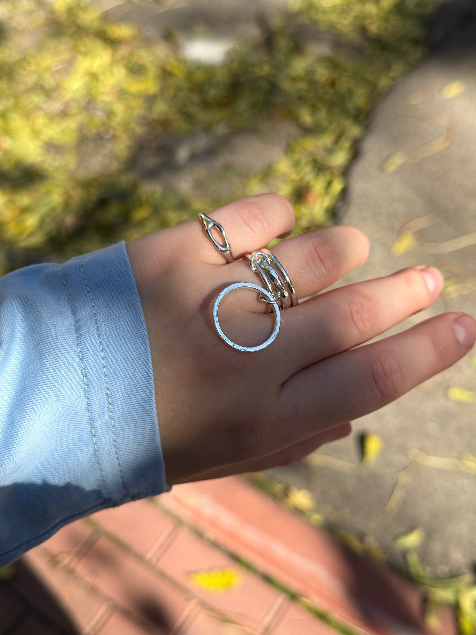 Каблучка "Альянс" з 4 кілець Breath Jewelry