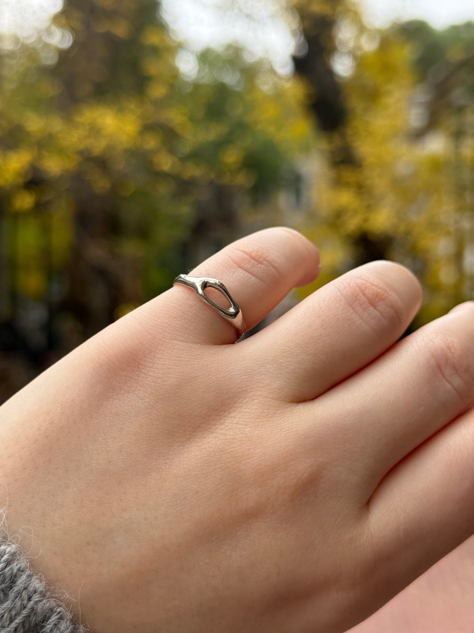 Каблучка «Amorf Branch» mini Galitsky