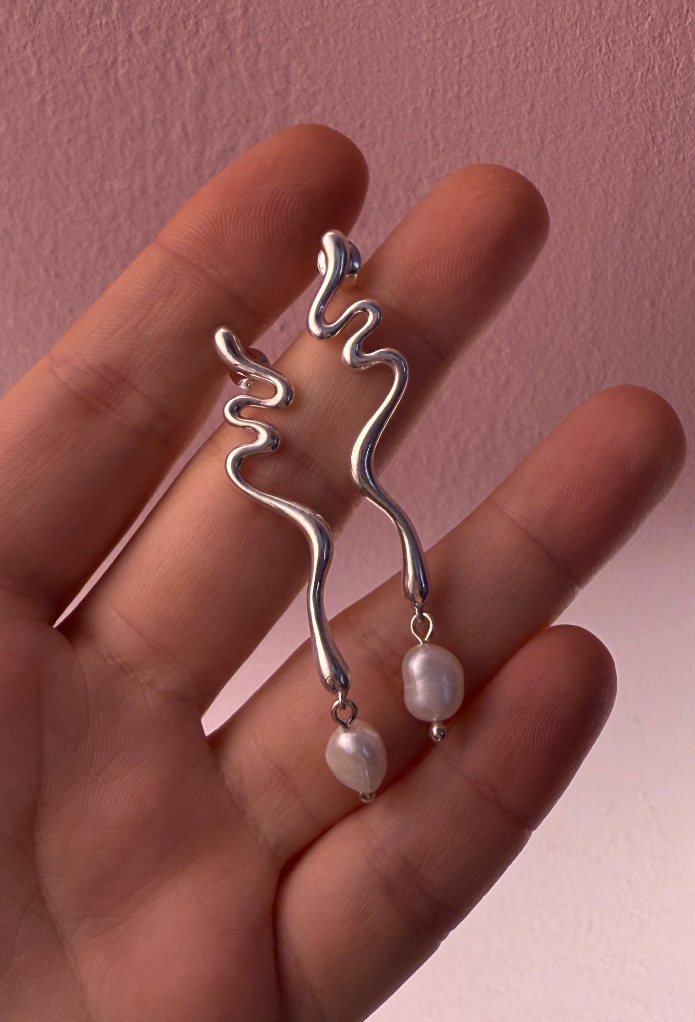 Сережки "Потік" Basenko jewelry