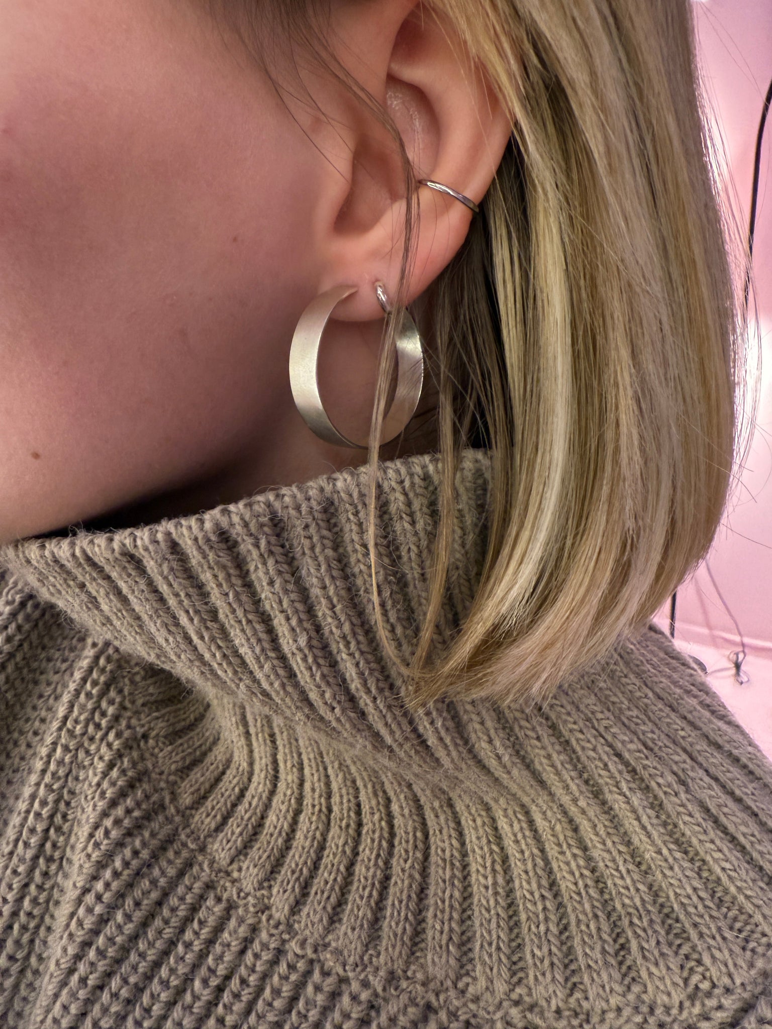 Сережки "Hoops" Basenko jewelry