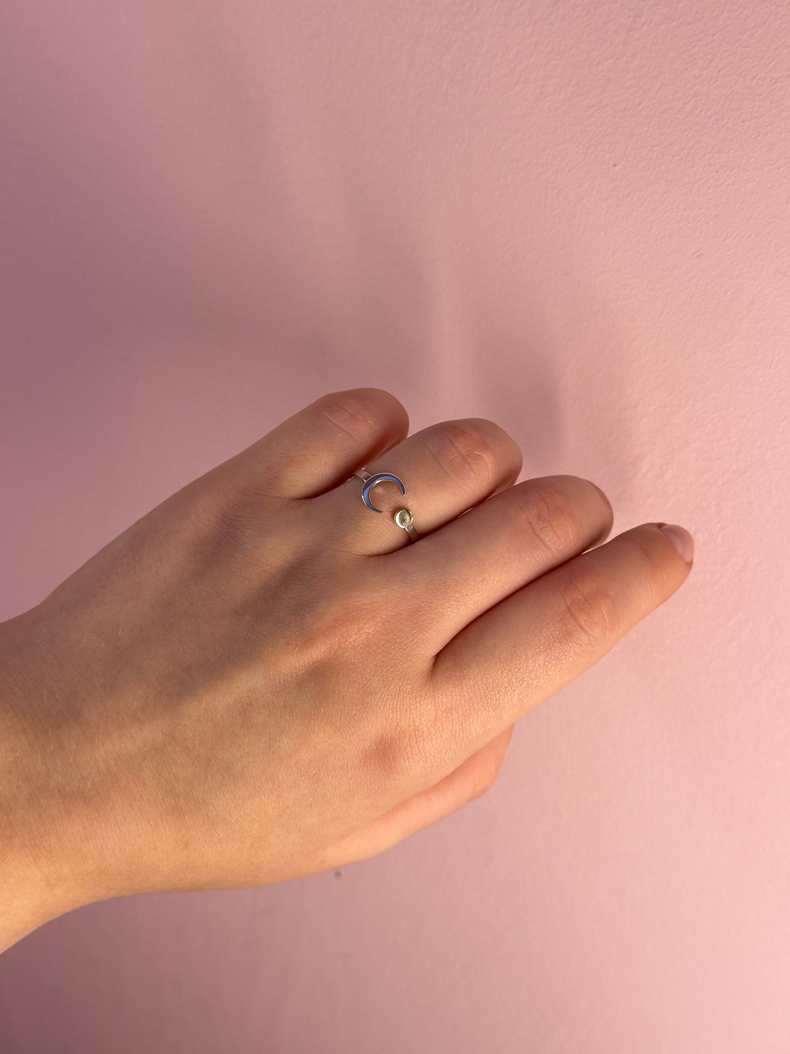 Каблучка Сонце та Місяць Kraplya jewelry