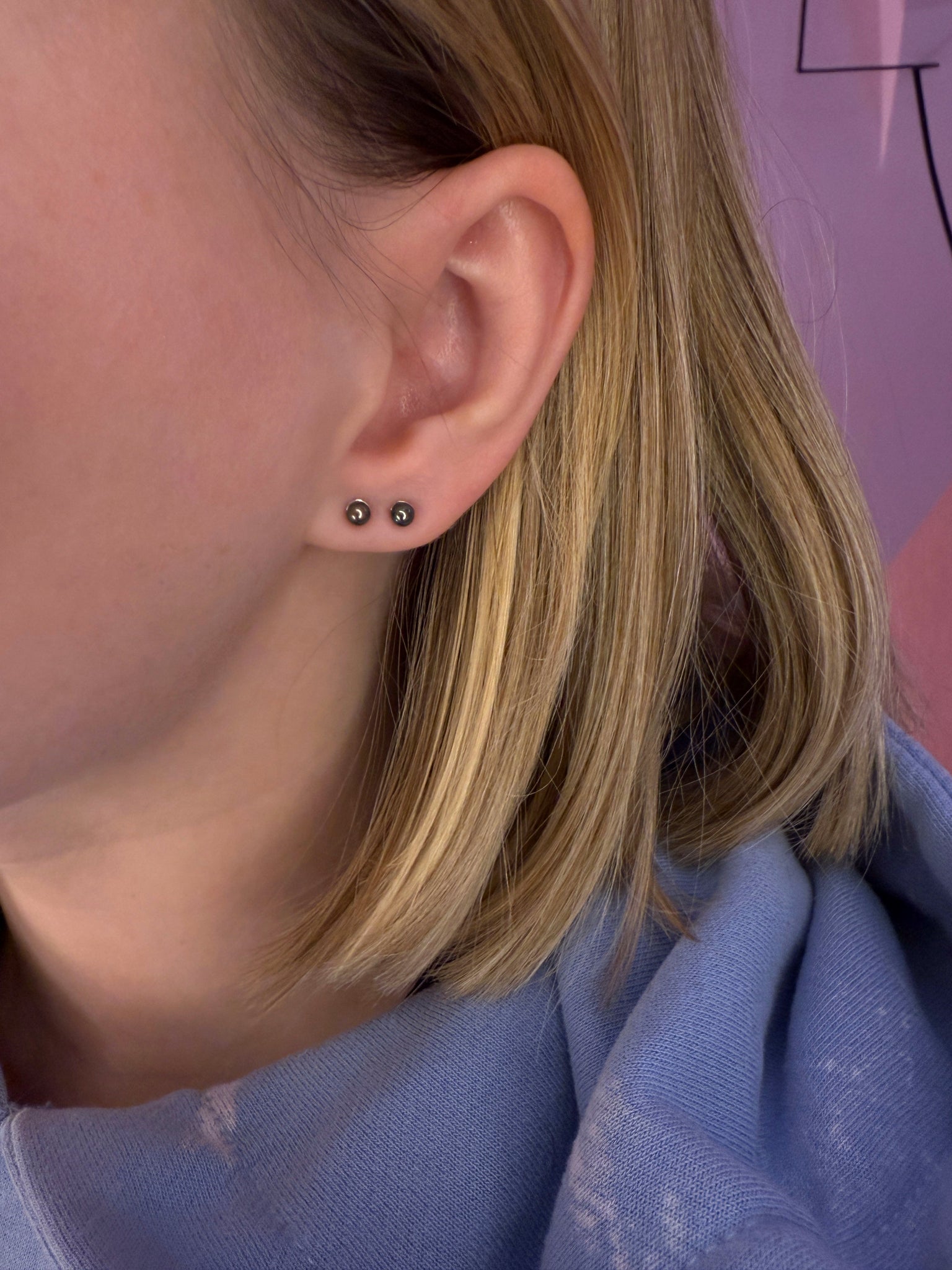 Сережки з міні перлинами Kraplya jewelry