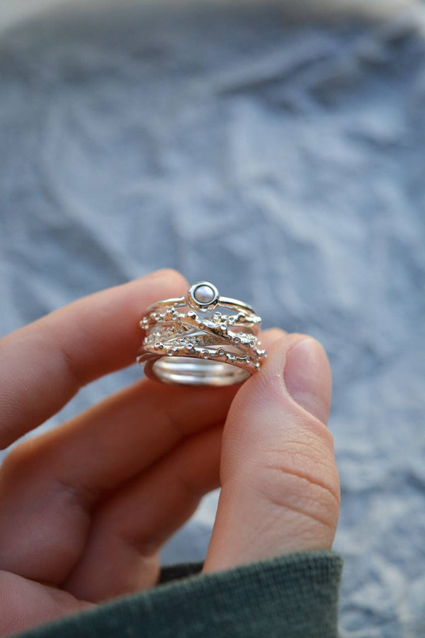 Каблучка "Корали з перлиною" Accents jewelry