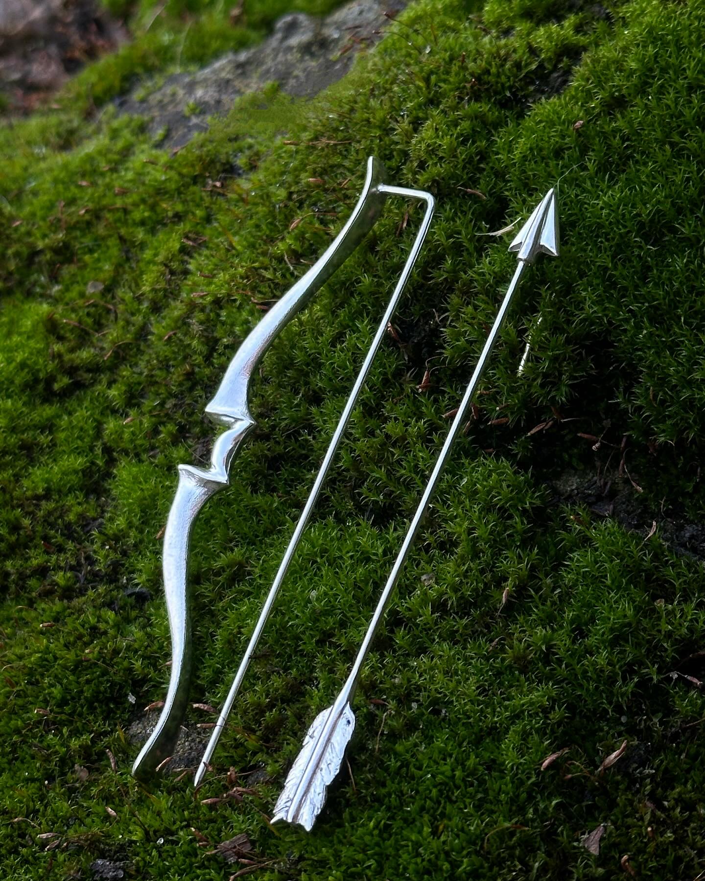 Асиметричні сережки "Archery" Ellina Iva Jewelry