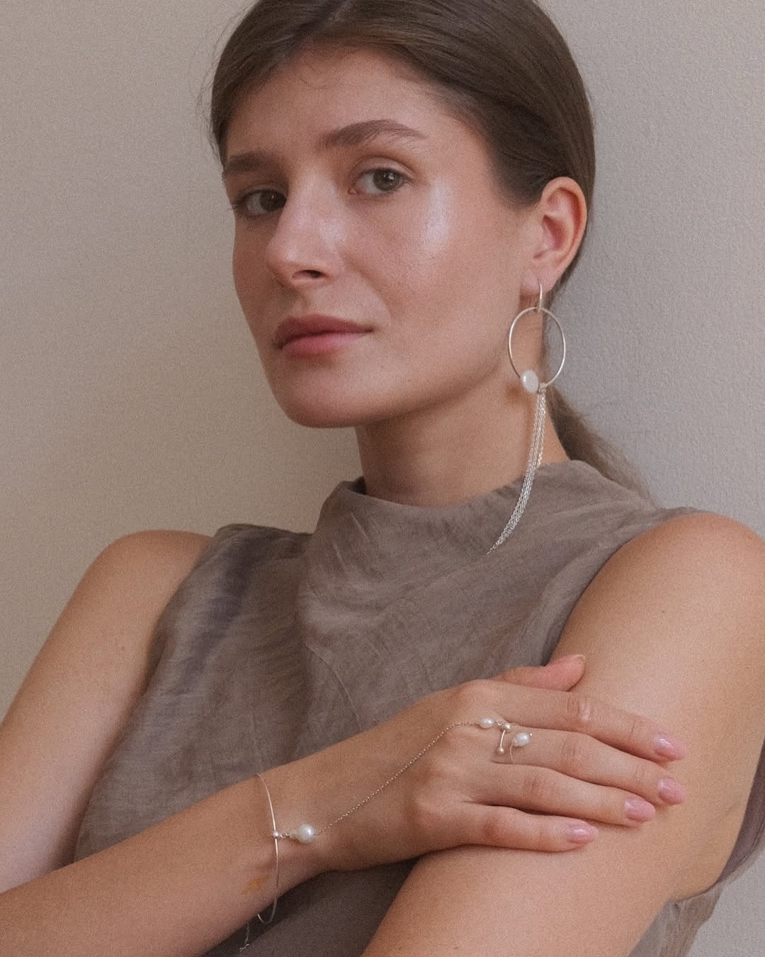 Слейв браслет 8 (на срібній орбіті) AGAPEPEARL