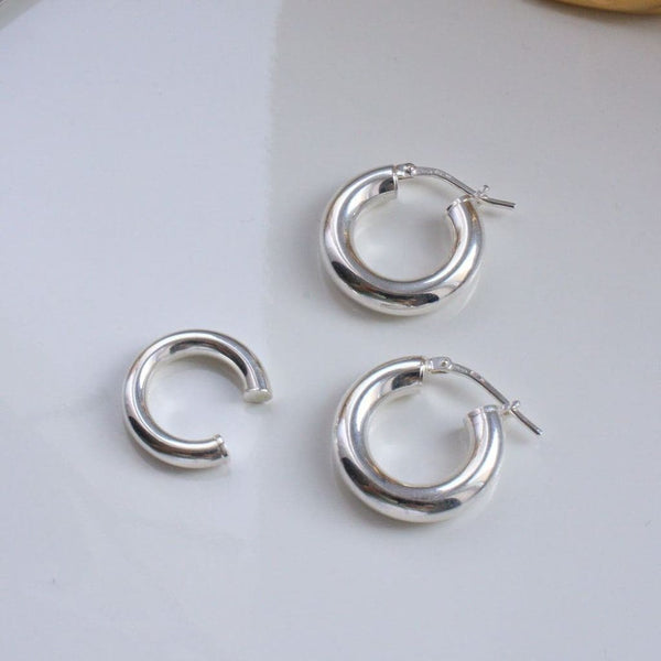 Сережки конго Solar Silver