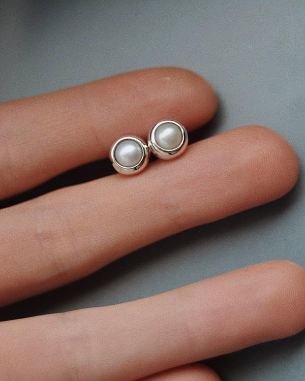 Пусети з перлинами Accents jewelry